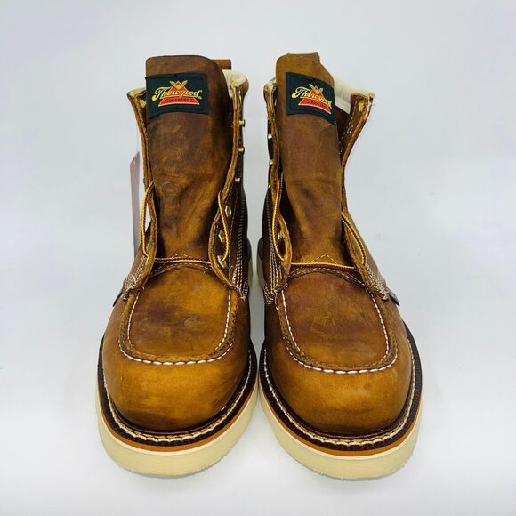 THOROGOOD 814-4203 6″ TRAIL CRAZY HORSE SOFT TOE MENS WORK BOOTS SIZE 11EE main image 4